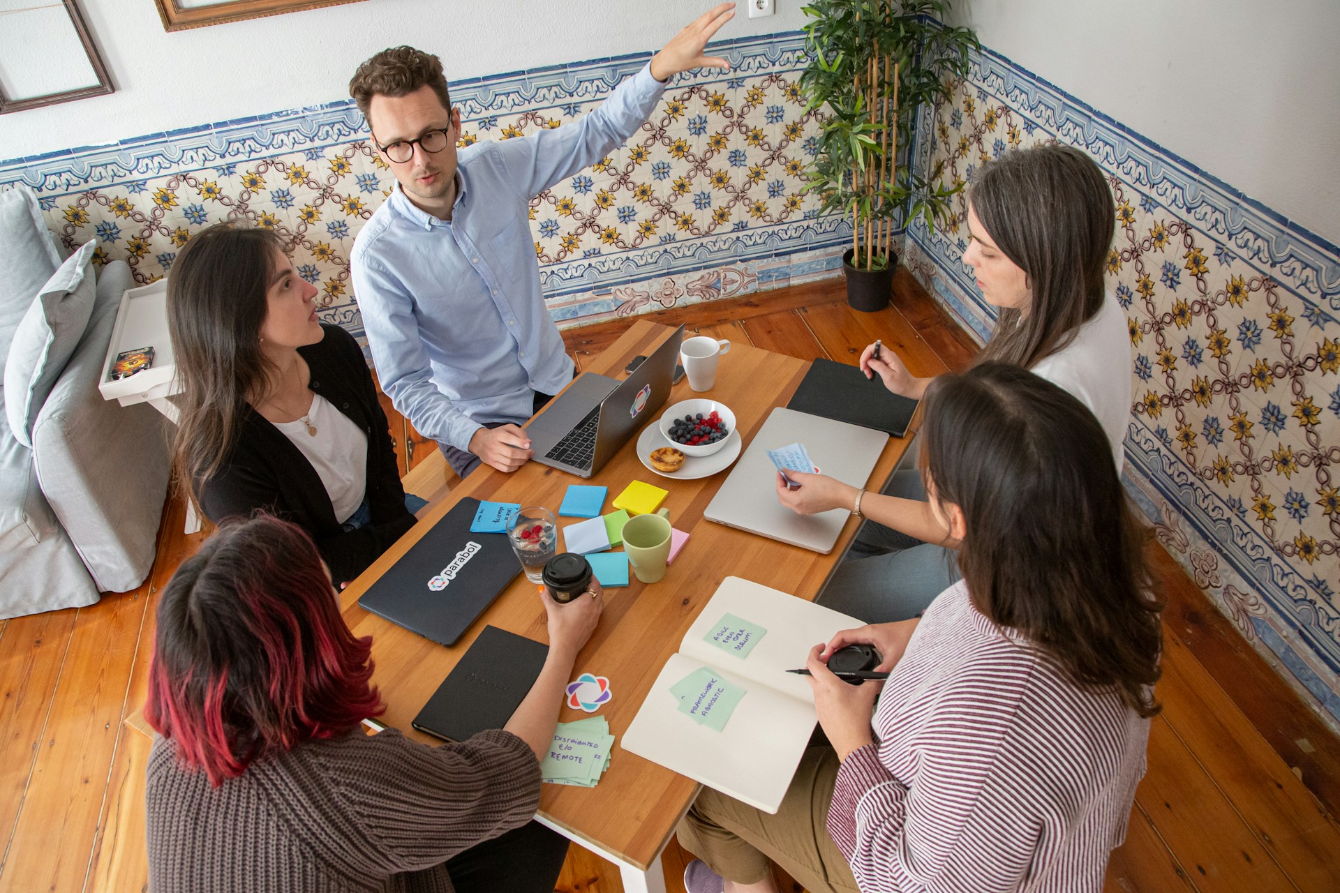 Daily standup questions post banner