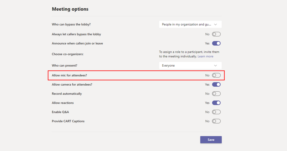 Microsoft Teams screenshot showing what was descibed above.